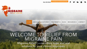 What Themigrainereliefcenter.com website looked like in 2017 (7 years ago)
