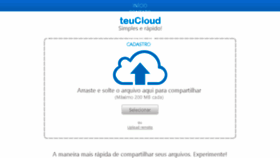 What Teucloud.com website looked like in 2017 (7 years ago)