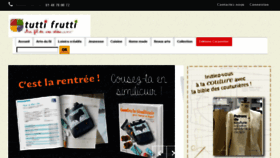 What Tuttifrutti.fr website looked like in 2017 (7 years ago)
