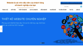 What Thietkeweb247.com.vn website looked like in 2017 (7 years ago)