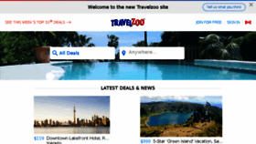 What Travelzoo.ca website looked like in 2017 (7 years ago)