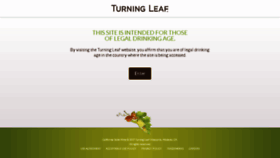 What Turning-leaf.com website looked like in 2017 (7 years ago)