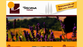 What Toscana-forum.de website looked like in 2017 (7 years ago)