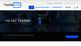 What Testmestd.com website looked like in 2017 (7 years ago)