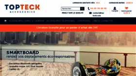 What Top-teck.com website looked like in 2017 (7 years ago)