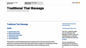 What Traditionalthaimassage.net website looked like in 2017 (7 years ago)