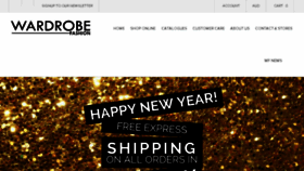 What Thewardrobe.com.au website looked like in 2017 (7 years ago)