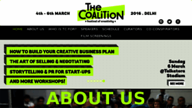 What Thecoalition.in website looked like in 2017 (7 years ago)