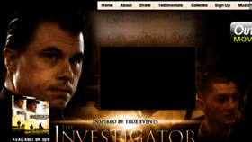 What Theinvestigatormovie.com website looked like in 2017 (7 years ago)