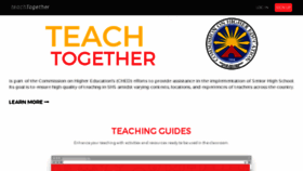 What Teachtogether.chedk12.com website looked like in 2017 (7 years ago)