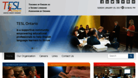 What Teslontario.org website looked like in 2017 (7 years ago)