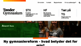 What Toender-gym.dk website looked like in 2017 (7 years ago)