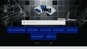 What Tiletools.com website looked like in 2017 (7 years ago)