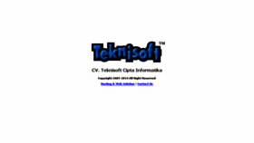 What Teknisoft.co.id website looked like in 2017 (7 years ago)