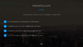 What Themeflux.com website looked like in 2017 (7 years ago)