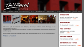 What Tanzerei.de website looked like in 2017 (7 years ago)