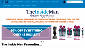 What Theinsideman.co.uk website looked like in 2017 (7 years ago)