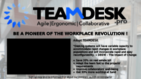 What Teamdesk.fr website looked like in 2017 (7 years ago)