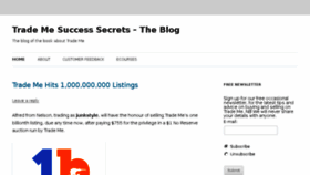 What Trademesuccesssecrets.com website looked like in 2017 (7 years ago)