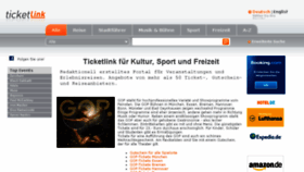 What Ticketlink.de website looked like in 2017 (7 years ago)