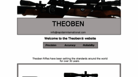 What Theoben.co.uk website looked like in 2017 (7 years ago)