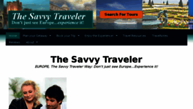 What Thesavvytraveler.com website looked like in 2017 (7 years ago)
