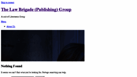 What Thelawbrigade.com website looked like in 2017 (8 years ago)