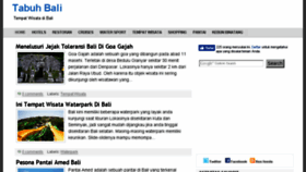 What Tabuhbali.com website looked like in 2017 (7 years ago)