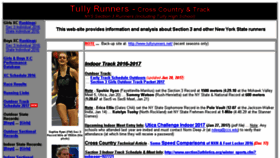 What Tullyrunners.com website looked like in 2017 (7 years ago)