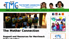 What Themotherconnection.org website looked like in 2017 (7 years ago)