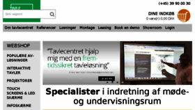 What Tavlecentret.dk website looked like in 2017 (7 years ago)