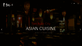 What Tao-cuisine.com website looked like in 2017 (7 years ago)