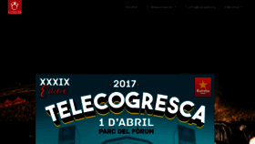 What Telecogresca.com website looked like in 2017 (7 years ago)