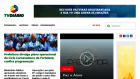 What Tvdiario.tv.br website looked like in 2017 (7 years ago)