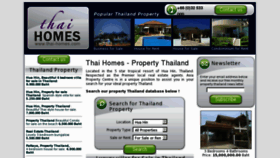 What Thai-homes.com website looked like in 2011 (12 years ago)