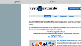 What Testraum.de website looked like in 2017 (7 years ago)