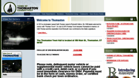 What Thomastonct.org website looked like in 2017 (7 years ago)