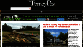 What Theforneypost.com website looked like in 2017 (7 years ago)