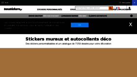 What Tenstickers.fr website looked like in 2017 (7 years ago)