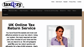What Taxeezy.co.uk website looked like in 2017 (7 years ago)