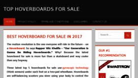 What Tophoverboardsforsale.com website looked like in 2017 (7 years ago)