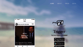 What Thetrigger.io website looked like in 2017 (7 years ago)