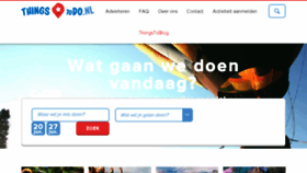 What Thingstodo.nl website looked like in 2017 (7 years ago)