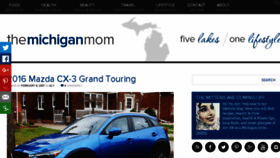 What Themichiganmom.com website looked like in 2017 (7 years ago)