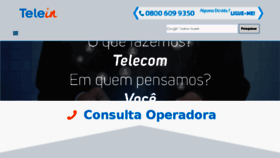 What Telein.com.br website looked like in 2017 (7 years ago)