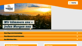 What Tegeler-gruppe.de website looked like in 2017 (7 years ago)