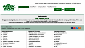 What Thegreenbook.com website looked like in 2017 (7 years ago)