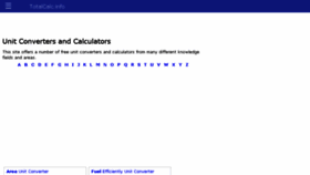 What Totalcalc.info website looked like in 2017 (7 years ago)