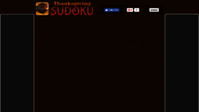 What Thanksgivingsudoku.com website looked like in 2017 (7 years ago)