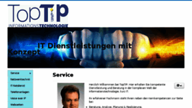 What Toptip-net.de website looked like in 2017 (7 years ago)